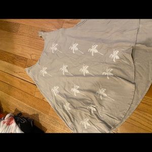 WILDFOX palm tree tank top